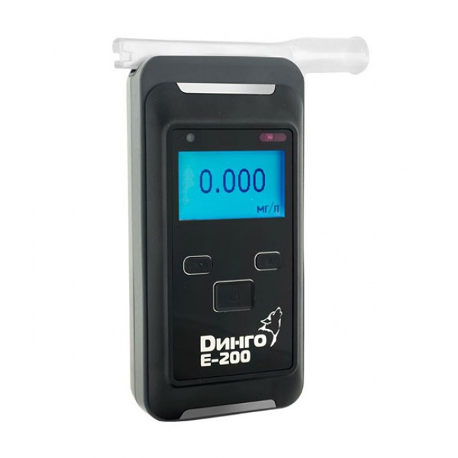 Алкотестер Динго Е-200 (В) без принтера, с Bluetooth - фото